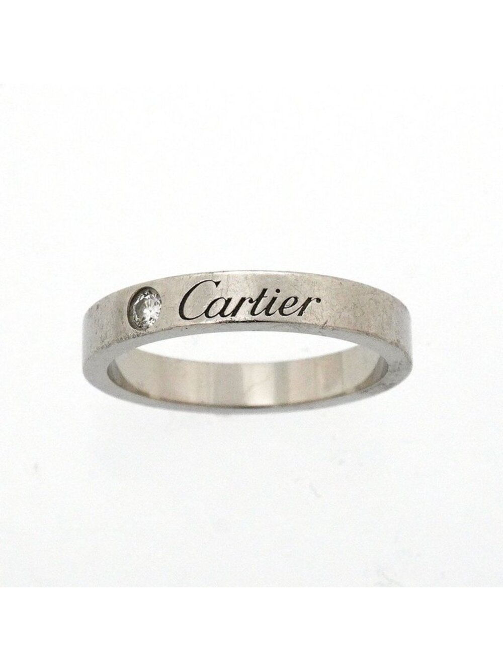 Cartier Ring C de Cartier Platinum Diamond - Picture 2 of 10